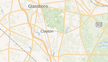 Clayton, New Jersey map