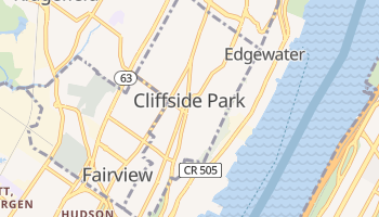 Cliffside Park, New Jersey map