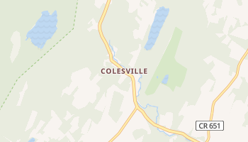Colesville, New Jersey map