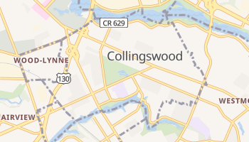 Collingswood, New Jersey map