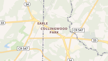 Collingwood Park, New Jersey map