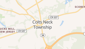 Colts Neck, New Jersey map