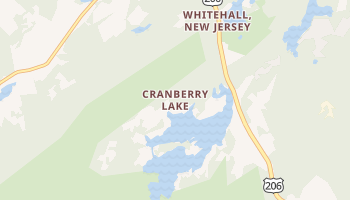 Cranberry Lake, New Jersey map