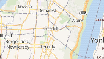 Cresskill, New Jersey map
