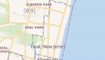 Deal, New Jersey map