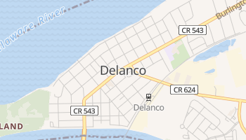 Delanco, New Jersey map