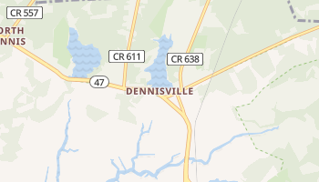 Dennisville, New Jersey map