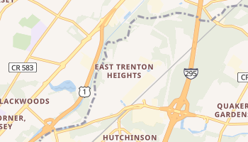 East Trenton Heights, New Jersey map