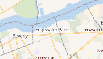 Edgewater Park, New Jersey map