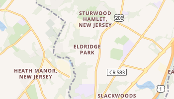Eldridge Park, New Jersey map