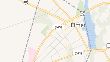Elmer, New Jersey map
