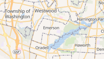 Emerson, New Jersey map