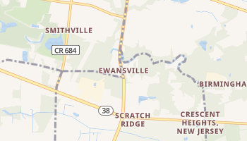 Ewansville, New Jersey map