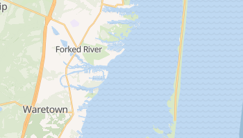 Forked River, New Jersey map