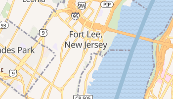 Fort Lee, New Jersey map