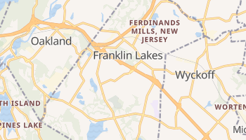 Franklin Lakes, New Jersey map