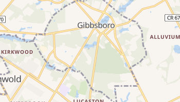 Gibbsboro, New Jersey map