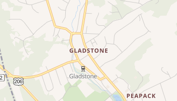 Gladstone, New Jersey map