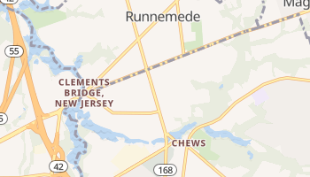 Glendora, New Jersey map