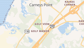 Golf View, New Jersey map