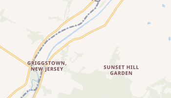 Griggstown, New Jersey map