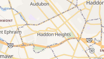 Haddon Heights, New Jersey map