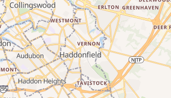 Haddonfield, New Jersey map