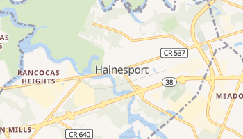Hainesport, New Jersey map