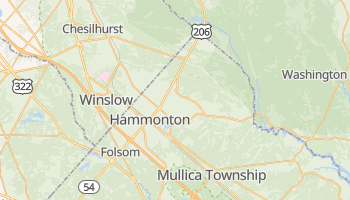 Hammonton, New Jersey map