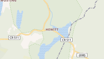 Hewitt, New Jersey map