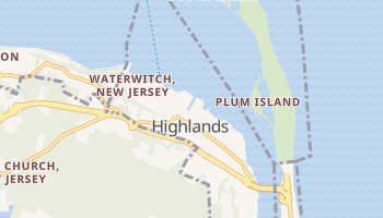 Highlands, New Jersey map
