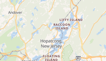 Hopatcong, New Jersey map