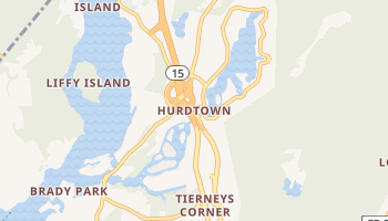 Hurdtown, New Jersey map
