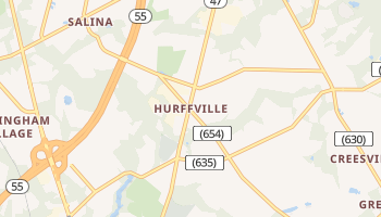 Hurffville, New Jersey map