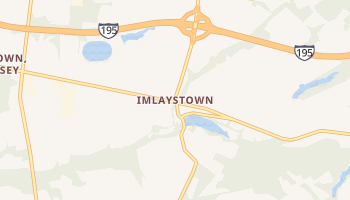 Imlaystown, New Jersey map