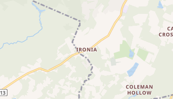 Ironia, New Jersey map