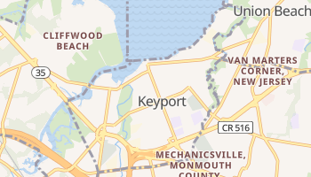 Keyport, New Jersey map