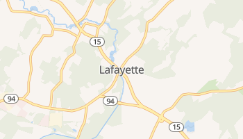 Lafayette, New Jersey map