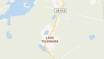 Lake Telemark, New Jersey map