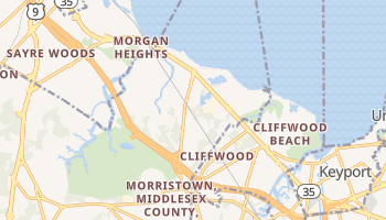 Laurence Harbor, New Jersey map