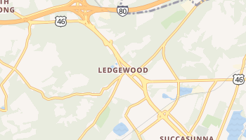 Ledgewood, New Jersey map