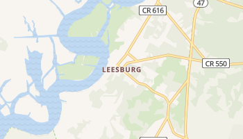 Leesburg, New Jersey map