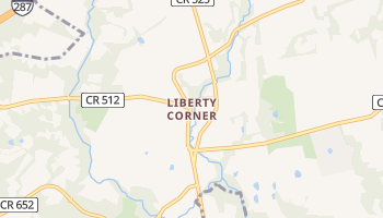 Liberty Corner, New Jersey map