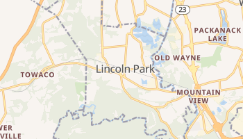 Lincoln Park, New Jersey map