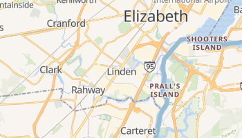 Linden, New Jersey map
