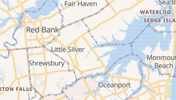 Little Silver, New Jersey map