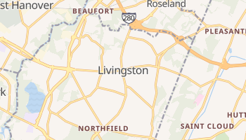 Livingston, New Jersey map