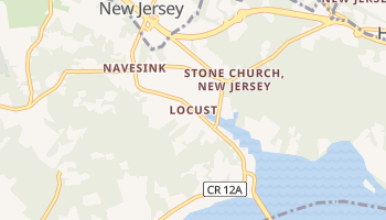 Locust, New Jersey map