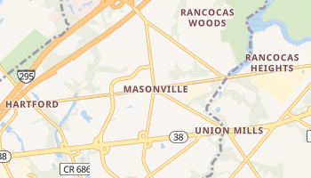 Masonville, New Jersey map