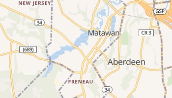 Matawan, New Jersey map
